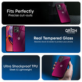 Pink Burst Glass Case for Motorola Edge 60 Fusion 5G