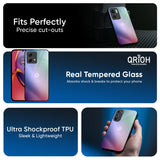 Abstract Holographic Glass Case for Motorola Edge 50 Fusion 5G