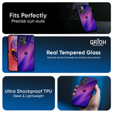 Pink Thunder Glass Case for Motorola Edge 50 Fusion 5G