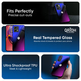 Viola Gradient Glass Case for Motorola Edge 50 Fusion 5G