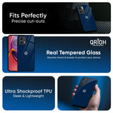 Royal Navy Glass Case for Motorola Edge 50 Fusion 5G