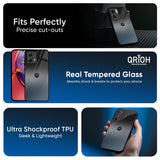 Dramatic Grey Glass Case for Motorola Edge 60 Pro