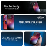 Gaussian Red Glass Case for Motorola Edge 50 Fusion 5G