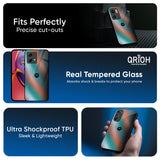 Melted Emerald Glass Case for Motorola Edge 50 Fusion 5G