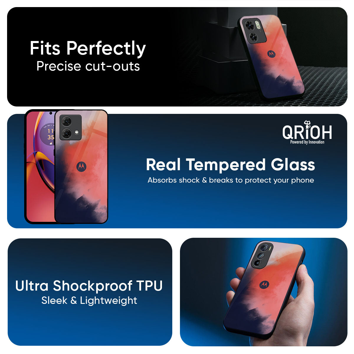 Scary Weather Glass Case for Motorola Edge 60 Pro