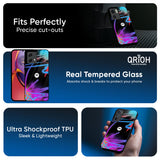 Brushy Color Glass Case for Motorola Edge 50 Fusion 5G