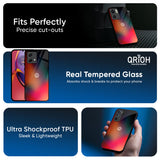 Playful Gradient Glass Case for Motorola Edge G67 Power