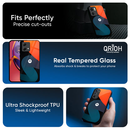Bold Line Glass Case for Motorola G05