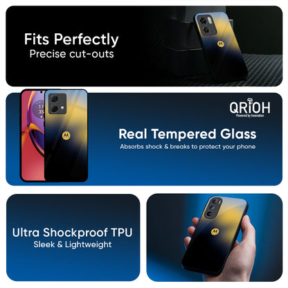 Sunflower Garden Glass Case for Motorola G75 5G