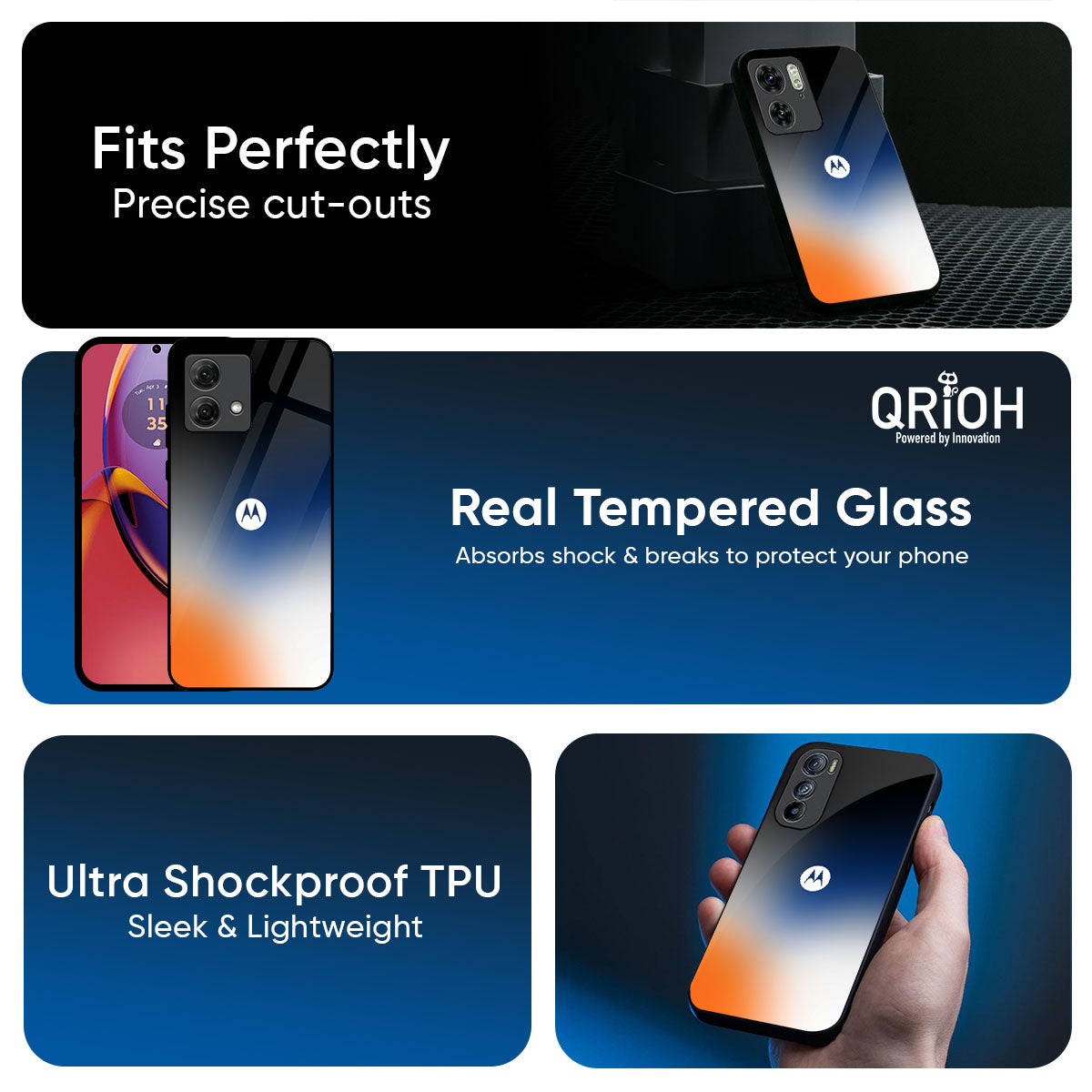 Magic Shade Glass Case for Motorola Edge 60 Pro