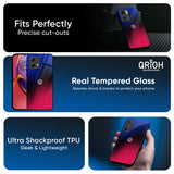 Mesmerizing Gradient Glass Case for Motorola Edge 50 Fusion 5G