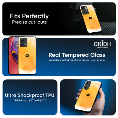 Rustic Orange Glass Case for Motorola Edge 70 5G