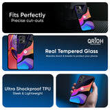 Colorful Fluid Glass Case for Motorola Edge 50 Fusion 5G