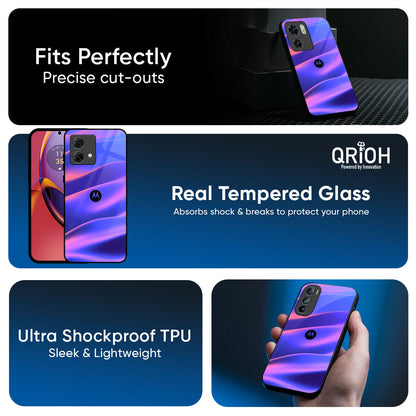 Colorful Dunes Glass Case for Motorola Edge 60 Pro