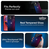 Mix Gradient Shade Glass Case For Motorola Edge 60 Pro