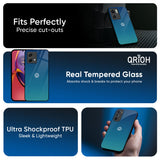 Celestial Blue Glass Case For Motorola Edge 60 Pro
