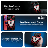 Quantum Suit Glass Case For Motorola Edge G67 Power