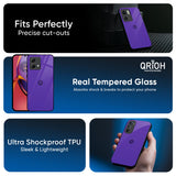 Amethyst Purple Glass Case for Motorola Edge 50 Fusion 5G