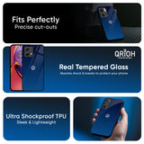 Very Blue Glass Case for Motorola Edge 50 Fusion 5G
