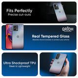 Light Sky Texture Glass Case for Motorola Edge 50 Fusion 5G