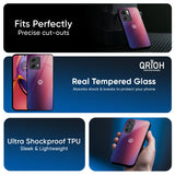 Multi Shaded Gradient Glass Case for Motorola Edge 50 Fusion 5G