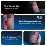 Dusty Multi Gradient Glass Case for Motorola Edge 50 Fusion 5G