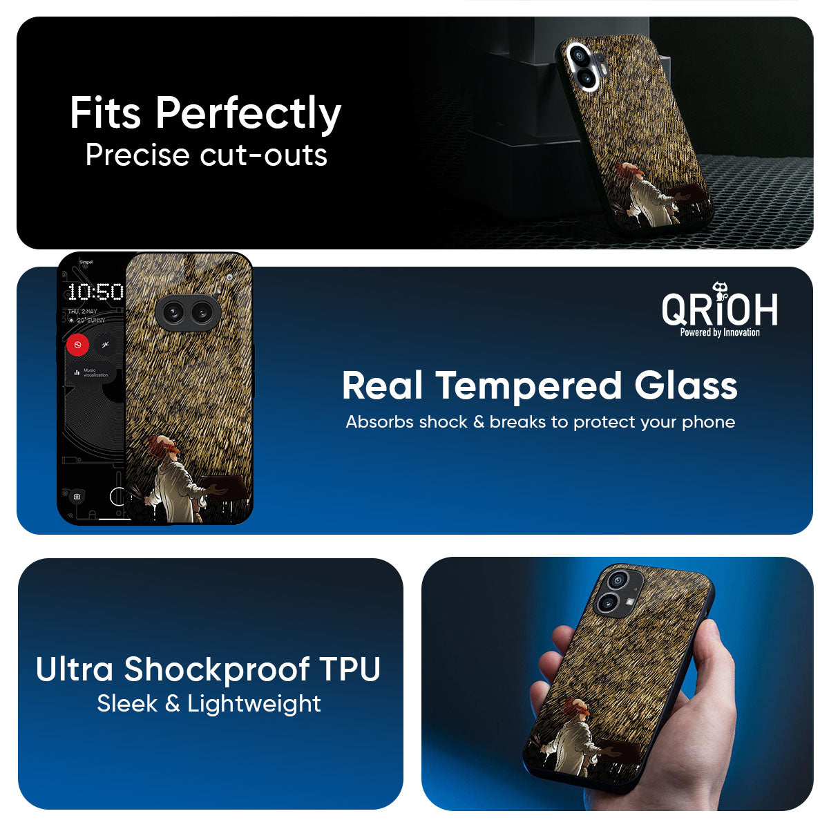 Rain Festival Glass Case for Nothing Phone 3a