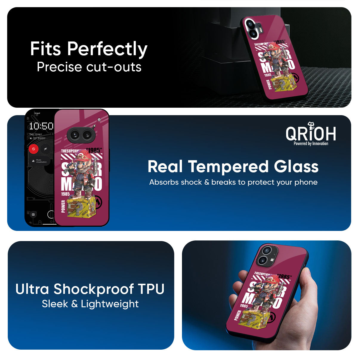 Gangster Hero Glass Case for Nothing Phone 3a