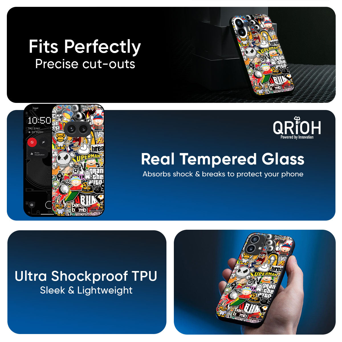 Boosted Glass Case for Nothing Phone 3a