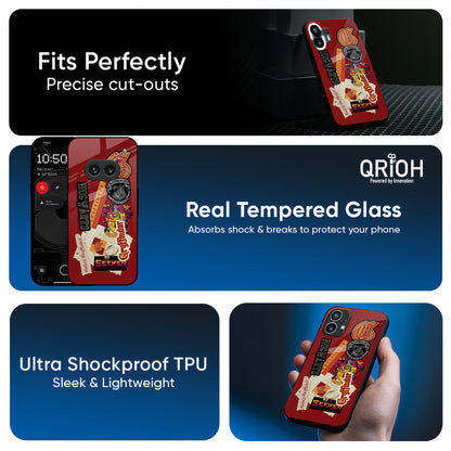 Gryffindor Glass Case for Nothing Phone 3a