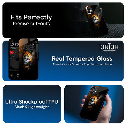 Ombre Krishna Glass Case for Nothing Phone 3a