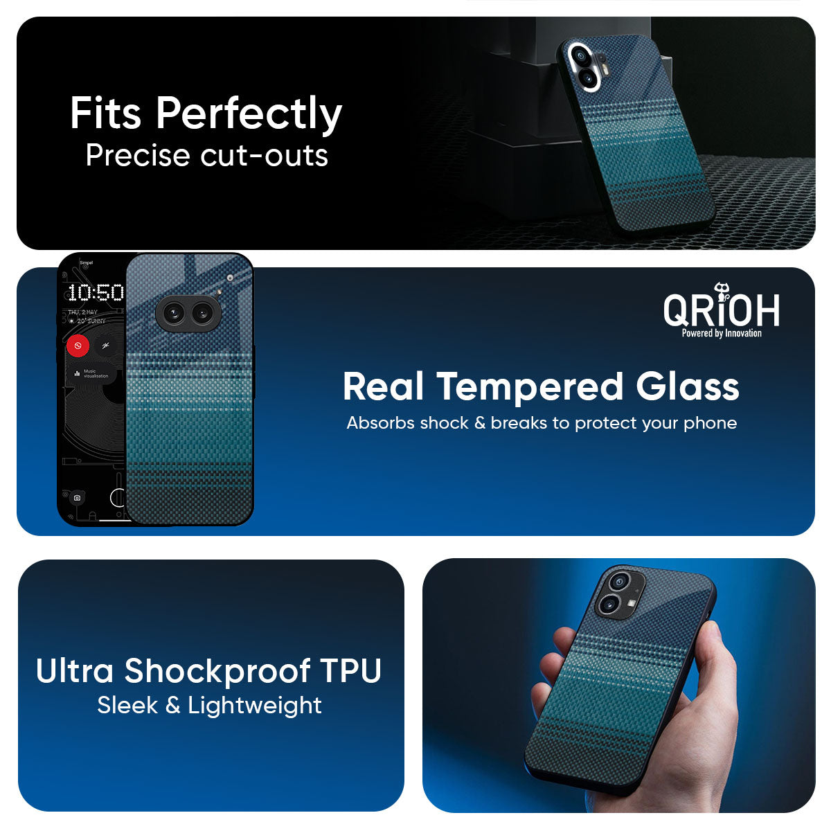 Modern Rug Glass Case for Nothing Phone 3a Pro
