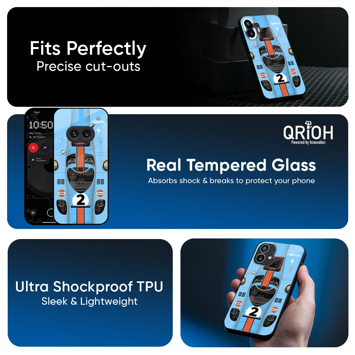 Race Laboratory Glass Case for Nothing Phone 3a