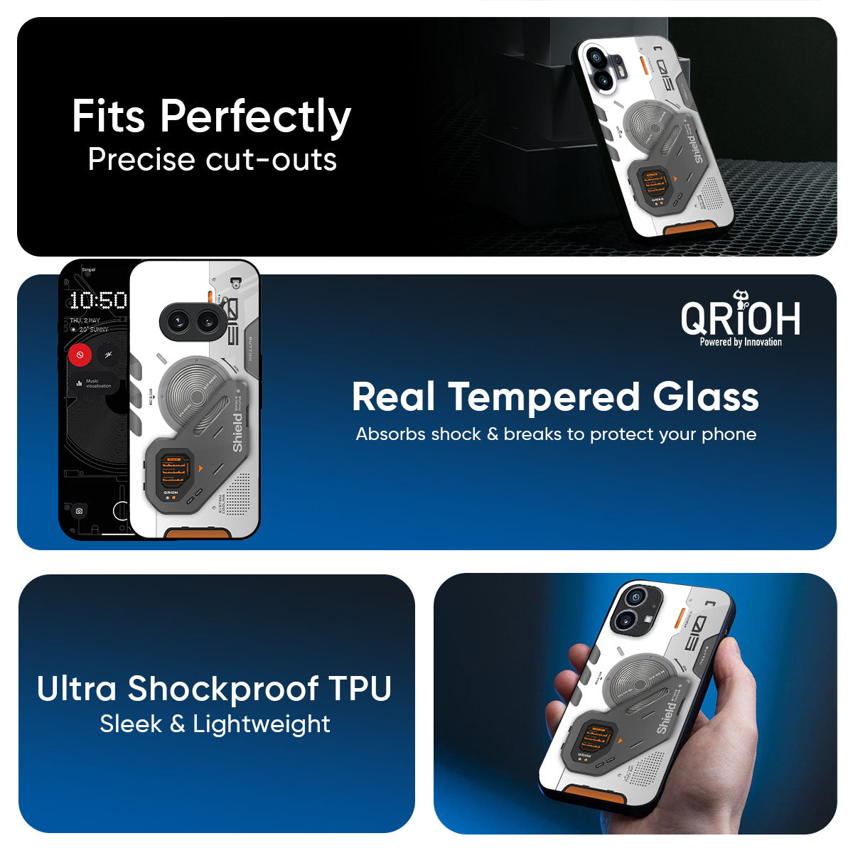 Liberty Cyber Glass Case for Nothing Phone 3a