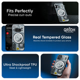 Modern Technology Glass Case for Nothing Phone 3a Pro