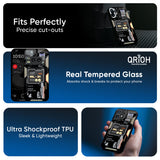 Exposed Parts Glass Case for Nothing Phone 3a Pro