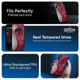 Crimson Ruby Glass Case for Nothing Phone 4a 5G