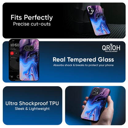 Psychic Texture Glass Case for Nothing Phone 3a