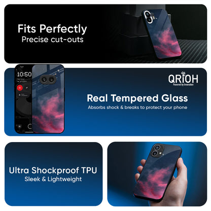 Moon Night Glass Case For Nothing Phone 3a
