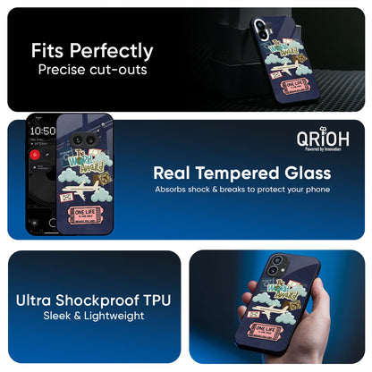 Tour The World Glass Case For Nothing Phone 4a 5G