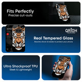 Angry Tiger Glass Case For Nothing Phone 4a 5G