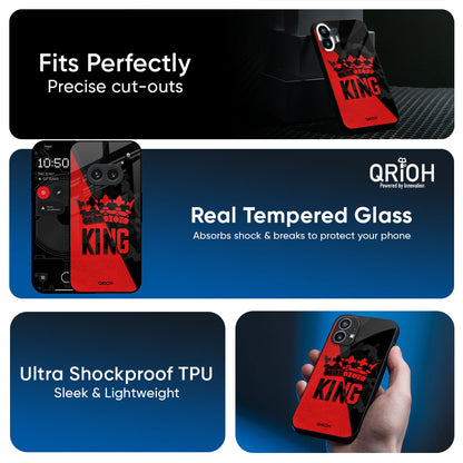 I Am A King Glass Case for Nothing Phone 3a
