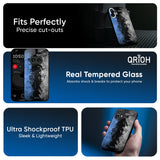 Dark Grunge Glass Case for Nothing Phone 3a Pro