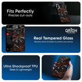 Vector Art Glass Case for Nothing Phone 4a Pro 5G