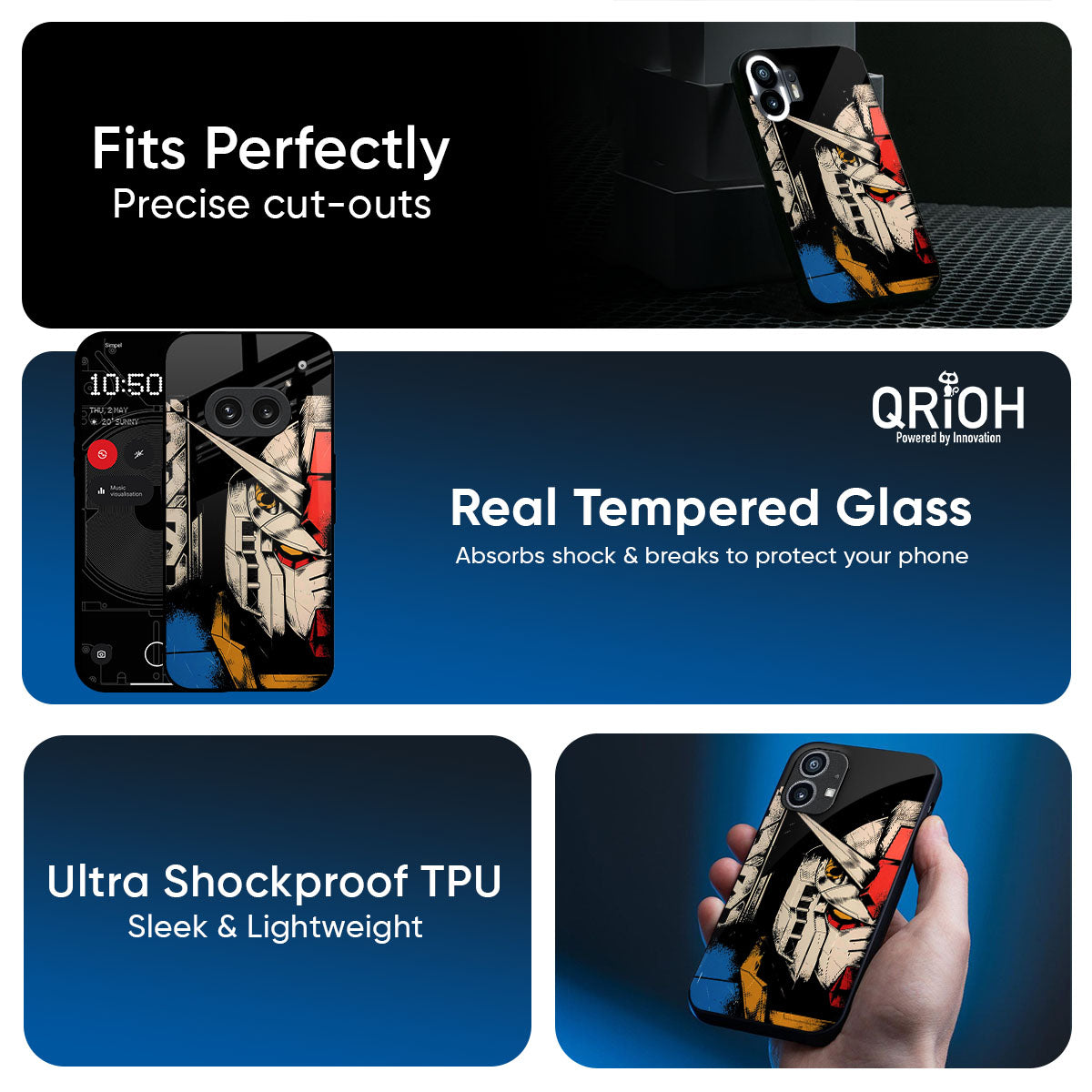 Transformer Art Glass Case for Nothing Phone 3a
