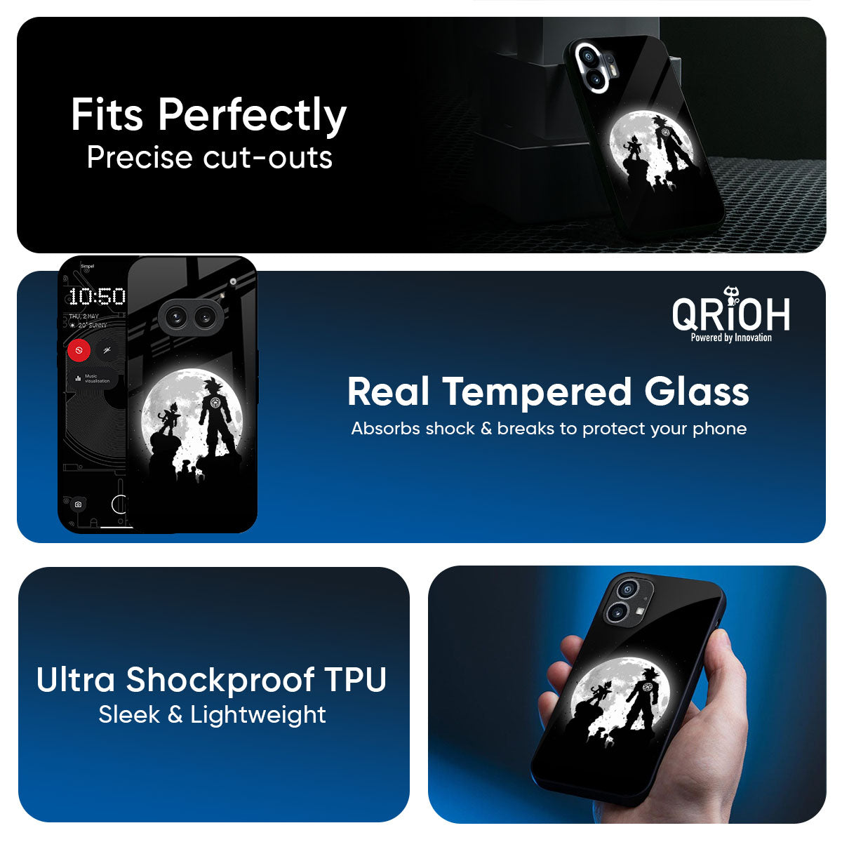 True Saiyans Glass Case for Nothing Phone 3a