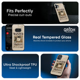 Luffy Wanted Glass Case for Nothing Phone 4a Pro 5G
