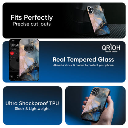 Marble Ink Abstract Glass Case for Nothing CMF Phone 2 Pro