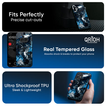 Cloudy Dust Glass Case for Nothing CMF Phone 2 Pro