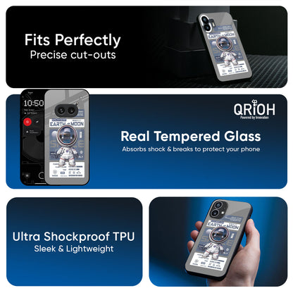 Space Flight Pass Glass Case for Nothing Phone 3a